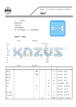 D360AG-00 datasheet - NPN SILICON TRANSISTOR