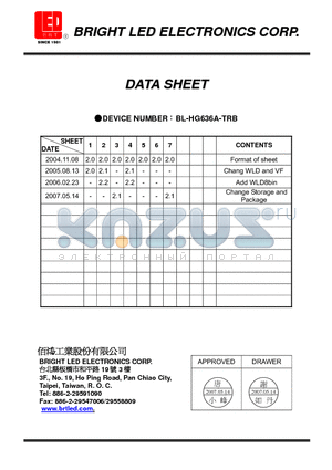 BL-HG636A-TRB datasheet - Green Suitable for all SMT assembly methods.