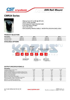 CMRA2435EP-10 datasheet - DIN Rail Mount