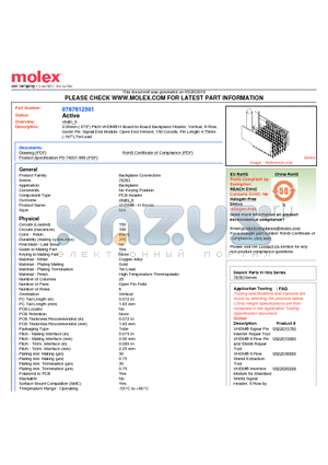 76761-2501 datasheet - 2.00mm (.079