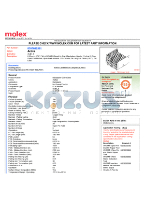 76763-2501 datasheet - 2.00mm (.079