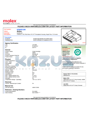 43645-12000 datasheet - 3.00mm (.118