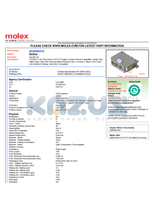 43650-0410 datasheet - 3.00mm (.118