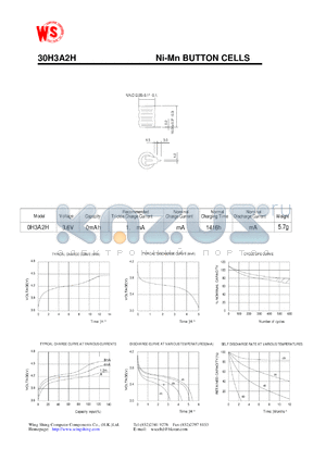 30H3A2H datasheet - Ni-Mn BUTTON CELLS