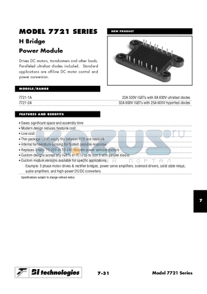 7721 datasheet - H Bridge Power Module