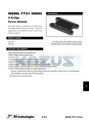 7721-1A datasheet - H Bridge Power Module