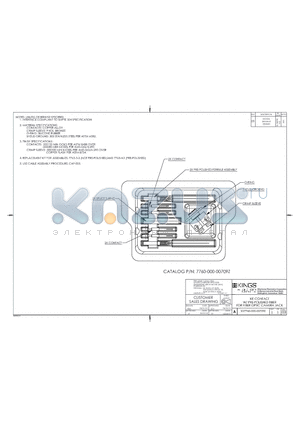 7760-000-00709Z datasheet - KIT-CONTACT W/ PRE-POLISHED FIBER FOR FIBER OPTIC CAMERA JACK