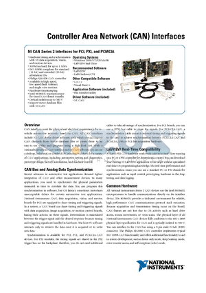 776249-04 datasheet - Controller Area Network (CAN) Interfaces