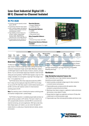 779443-01 datasheet - Low-Cost Industrial Digital60 V, Channel-to-Channel Isolated