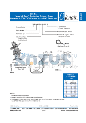 780-544 datasheet - Marshal Bean Protective Rubber Cover Universal RECEPTACLE Cover