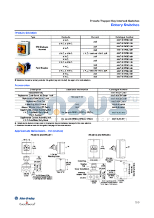 440A-A09042 datasheet - Rotary Switches