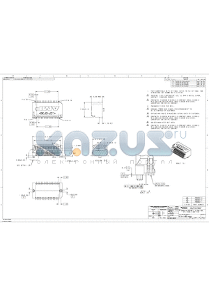 788862-2 datasheet - PT CONNECTOR ASSEMBLY, 30 POSITION, XFP, RTANG, 0.8MM PITCH