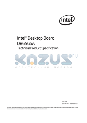 D56006-001US datasheet - Technical Product Specification