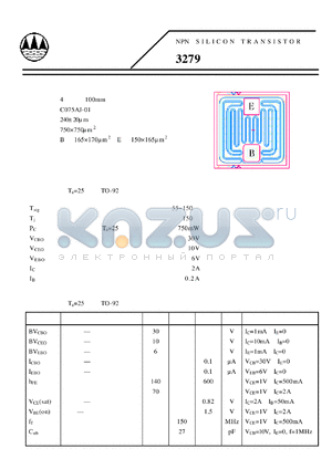 C075AJ-01 datasheet - NPN SILICON TRANSISTOR