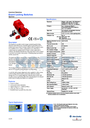 440G-S36009 datasheet - Guard Locking Switches