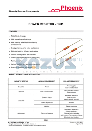 230619723XXX datasheet - POWER RESISTOR