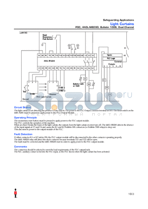 440L-M8200 datasheet - Safety Light Curtain Interfaces