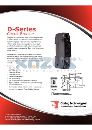 DA3-B0-10-450-121-C datasheet - Circuit Breaker