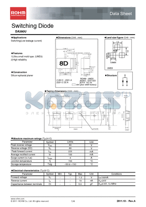 DA380U datasheet - Switching Diode