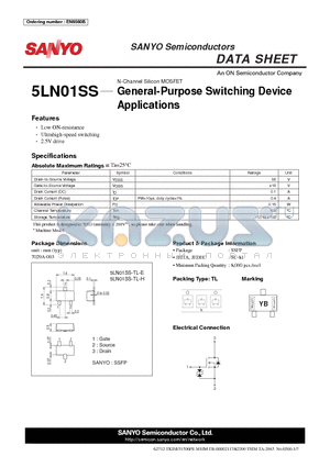 EN6560B datasheet - General-Purpose Switching Device Applications