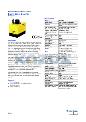 440R-N23113 datasheet - Safety Laser Scanner