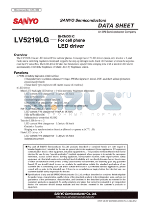 ENA1083 datasheet - For cell phone LED driver