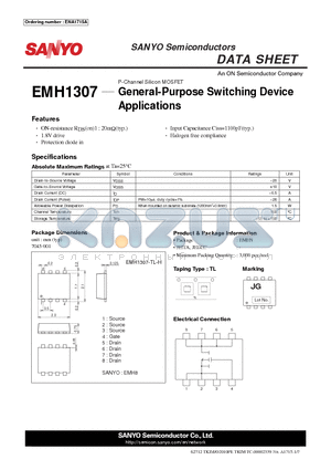 ENA1715A datasheet - General-Purpose Switching Device Applications