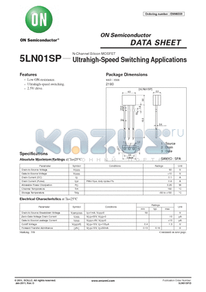 ENN6559 datasheet - Ultrahigh-Speed Switching Applications