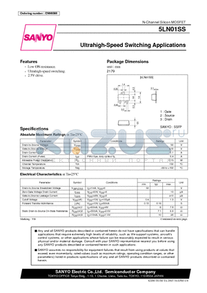 ENN6560 datasheet - Ultrahigh-Speed Switching Applications