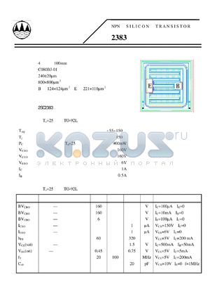 C080BJ-01 datasheet - NPN SILICON TRANSISTOR