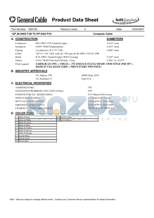 C0812A datasheet - Computer Cable