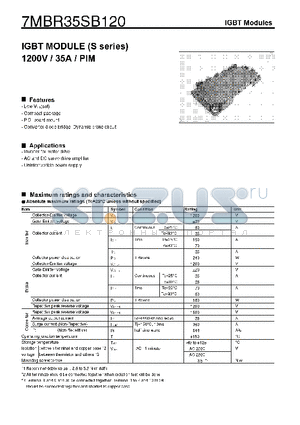 7MBR35SB120 datasheet - IGBT MODULE