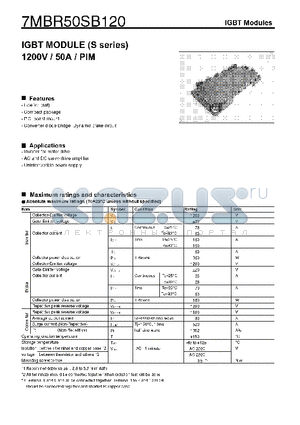 7MBR50SB120_10 datasheet - IGBT MODULE