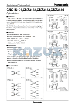 CNZ3133 datasheet - Optoisolators