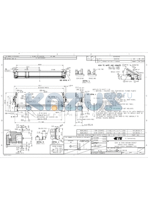 1612618-4 datasheet - DDR1 DDR2 SODIMM SOCKET 0.6MM PITCH 200POS 9.2MM HEIGHT STANDARD TYPE