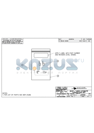 23568-01 datasheet - MAXI/MINI LUGMATE CONNECTOR KIT