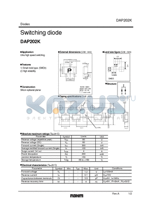 DAP202K datasheet - Switching diode