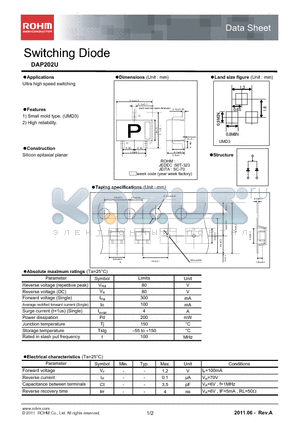 DAP202U_11 datasheet - Switching Diode