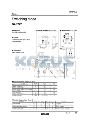 DAP222 datasheet - Switching diode