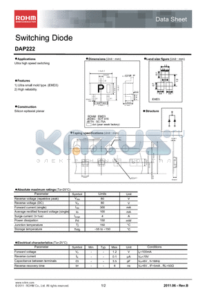 DAP222_11 datasheet - Switching Diode