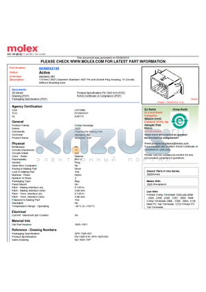 1625-15P1 datasheet - 1.57mm (.062