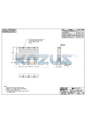 16285 datasheet - HTSNK, C LONG. .4H LOW FLOW, THREADED