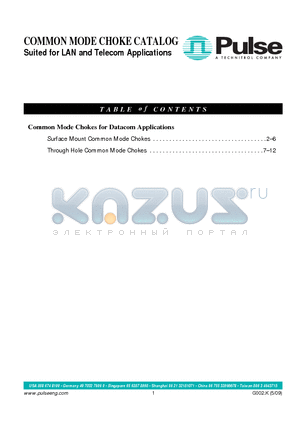 23Z104 datasheet - Suited for LAN and Telecom Applications