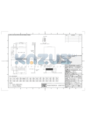 COG-T110MHG-03 datasheet - SPECIFICATION OF MODULE