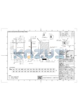 COG-T150MPH-01 datasheet - SPECIFICATION OF MODULE