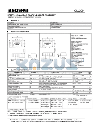 CO82A datasheet - CLOCK