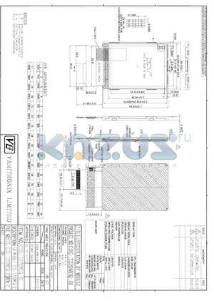 COG-T220MCQ-01 datasheet - SPECIFICATION OF MODULE