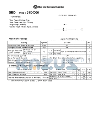 31DQ06 datasheet - Ultra - Fast Recovery Diode