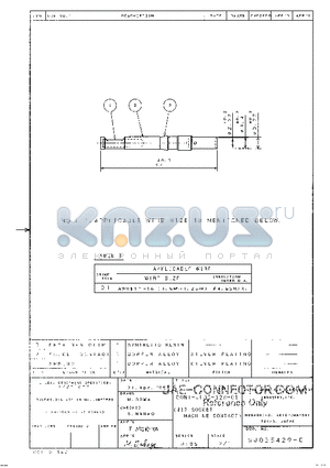 CONT-JL05-12S-C1 datasheet - SPRING SOCKET CONTACT