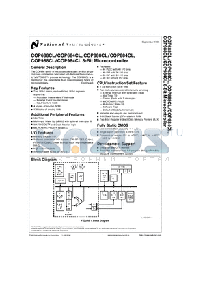 COP688CL datasheet - General Description